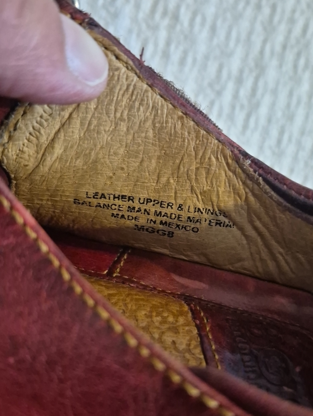 Born Burgundy Mary Jane Shoes Size 8.5 - Picture 9 of 10